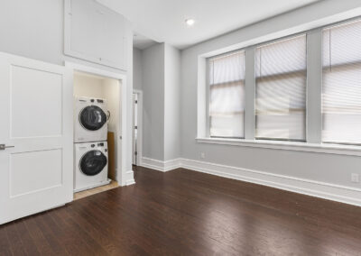 In-unit washer and dryer at Dickinson Lofts luxury lofts for rent in Grays Ferry